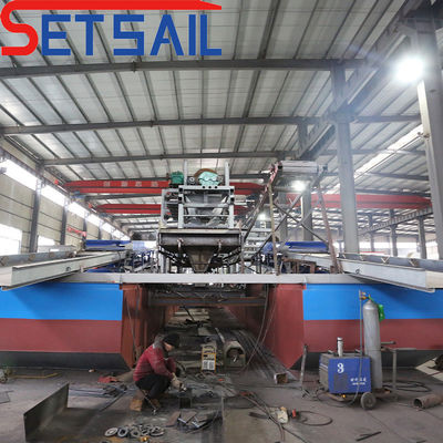Bucket Chain Lake Mining Dredger Dredging Profundidade 2-30m Envio rápido e barato