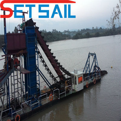 Pagamento inicial Dredger de ouro e diamantes para serviço pós-venda ao longo da vida do rio