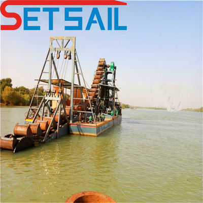 Pagamento inicial Dredger de ouro e diamantes para serviço pós-venda ao longo da vida do rio