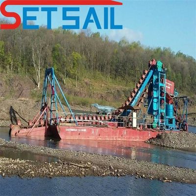 Pagamento inicial Dredger de ouro e diamantes para serviço pós-venda ao longo da vida do rio