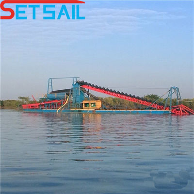 380V Serviço Pós-venda de Cadeia de Serviço de Barril de Dredger de Ouro para Mineração de Diamantes em 2023
