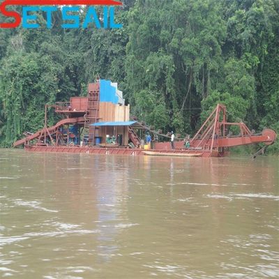 380V Serviço Pós-venda de Cadeia de Serviço de Barril de Dredger de Ouro para Mineração de Diamantes em 2023