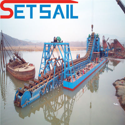 Customization Bucket Chain River Mining Gold Diamond Machine para estanho solicitação personalizada