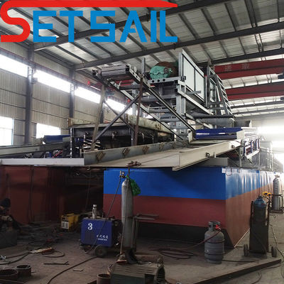 128-176PCS Eletric Bucket Chain River Sand Mud Gold Dredger para Descertificação ISO9000