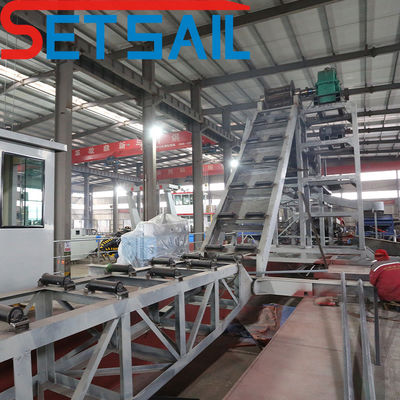 128-176PCS Eletric Bucket Chain River Sand Mud Gold Dredger para Descertificação ISO9000