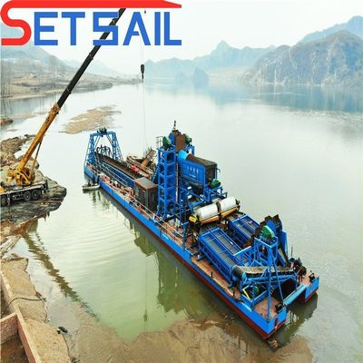 Dredger de barricas de areia e lama personalizado com devoluções