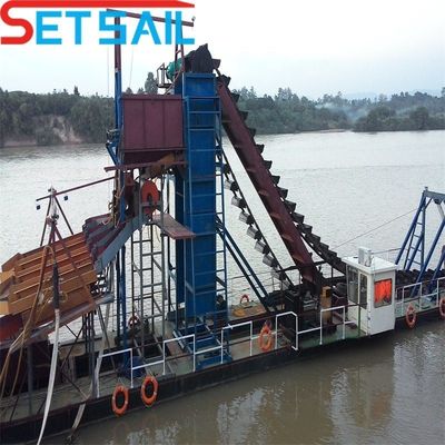 Dredger de diamantes de alta capacidade com centrífuga e serviço de personalização