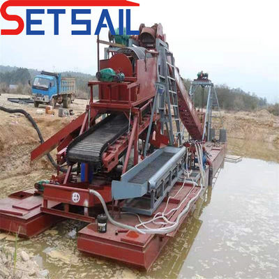 Bucke Chain Reservoir Sand Diamond Dredge Machinery for River Stone Certificado ISO CE