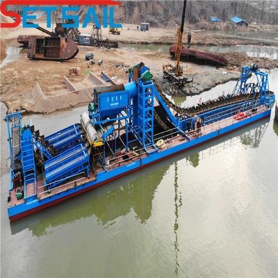 Mineração fluvial de ouro e diamantes Máquinas de filtragem de tambores com mineração de alta capacidade