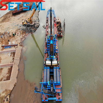 Mineração fluvial de ouro e diamantes Máquinas de filtragem de tambores com mineração de alta capacidade