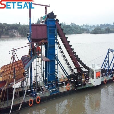 Dredger de ouro e diamante para extração de areia