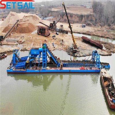 Ciclone Tipo Ferro Fundido Ciclone Cadeia Balde Rio Areia de Ouro Dredagem para Congo Diamante