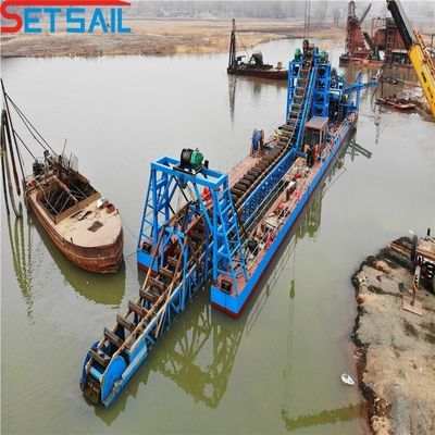 Ciclone Tipo Ferro Fundido Ciclone Cadeia Balde Rio Areia de Ouro Dredagem para Congo Diamante