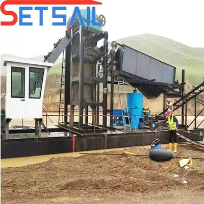 Venda máquina de dragagem de ouro e diamantes de ferro fundido, ciclone, areia, com capacidade de 60m3 a 500m3