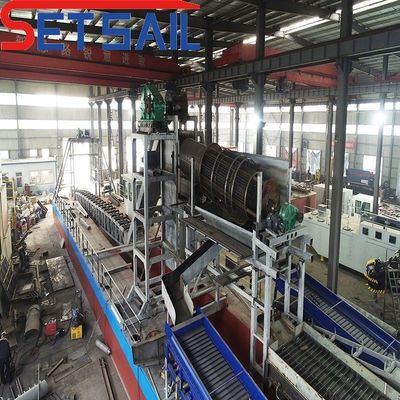 Venda máquina de dragagem de ouro e diamantes de ferro fundido, ciclone, areia, com capacidade de 60m3 a 500m3