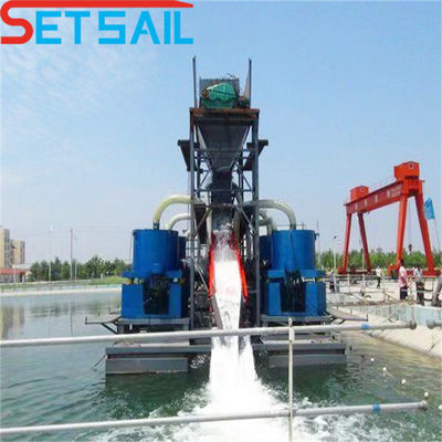 Quantidade de cadeia 172PCS-200PCS Máquinas de mineração fluvial de baixa falha com equipamento de jigging