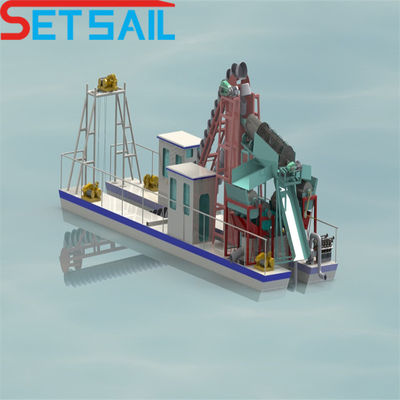 Quantidade de cadeia 172PCS-200PCS Máquinas de mineração fluvial de baixa falha com equipamento de jigging