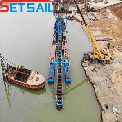 86PCS-100PCS Altura 1.0m-2m Cadeia do rio balde Máquinas de mineração de ouro com centrífuga