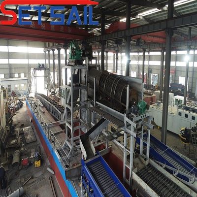 Ecrã de tambor para máquinas de mineração de ouro em 1,4mx1.2m-2.6mx1.5m comprimento e diâmetro