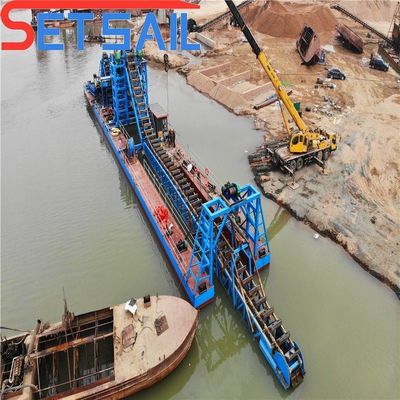 Dredgeira de areia para mineração fluvial e ISO. Certificado CE