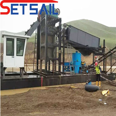 Ecrã de tambor para máquinas de mineração de ouro em 1,4mx1.2m-2.6mx1.5m comprimento e diâmetro