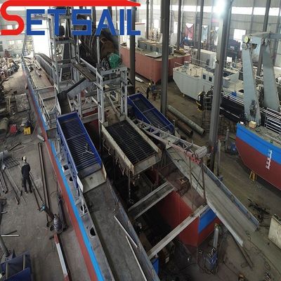 Ecrã de tambor para máquinas de mineração de ouro em 1,4mx1.2m-2.6mx1.5m comprimento e diâmetro