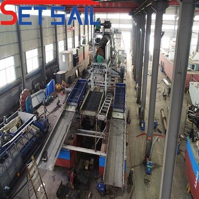 Ecrã de tambor para máquinas de mineração de ouro em 1,4mx1.2m-2.6mx1.5m comprimento e diâmetro