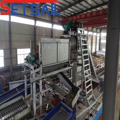 Maquinaria de ouro do Chain Bucket River com chute de agitação e tela de duração Potência 5,5kw-20kw