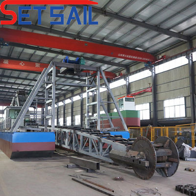 75kw-240kw motor principal cadeia de potência de balde rio de ouro máquinas de dragagem para diamante