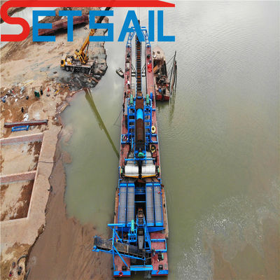 Equipamento de mineração fluvial de ponta para ouro e diamantes Serviço pós-venda ao longo da vida