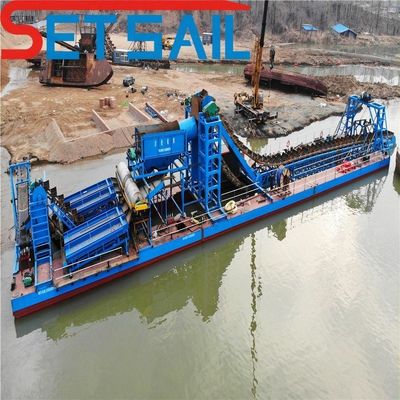 Equipamento de mineração fluvial de ponta para ouro e diamantes Serviço pós-venda ao longo da vida