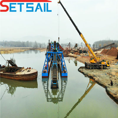 75kw-150kw gerador de conjuntos Chain Bucket Gold Dredger para equipamentos de prospecção de ouro