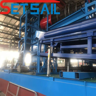 Dredger de areia de balde de cadeia 75kw-240kw Potência para extração de ouro e diamantes de areia do rio