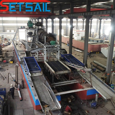Equipamento de dragagem para mineração de ouro e diamantes de balde de cadeia para o transporte de pó de ferro