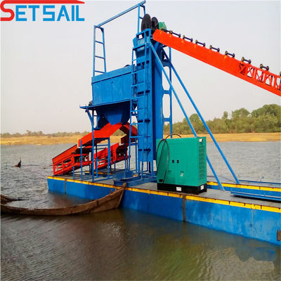 US Chain Bucket River Mineração de ouro Equipamento para ouro Diamante 30 dias Garantia de reembolso
