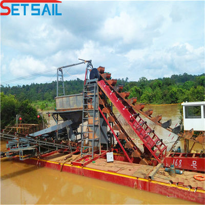 US Chain Bucket River Mineração de ouro Equipamento para ouro Diamante 30 dias Garantia de reembolso