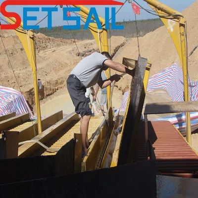 Cummis e Weichai Gerador Terra Máquinas de mineração de ouro e diamantes com chute de vibração