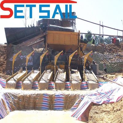 Cummis e Weichai Gerador Terra Máquinas de mineração de ouro e diamantes com chute de vibração
