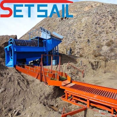 Cummis e Weichai Gerador Terra Máquinas de mineração de ouro e diamantes com chute de vibração