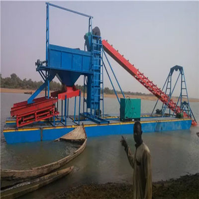Setsail Chain Bucket River Mining Gold Diamond Dredger para o Congo por profissional