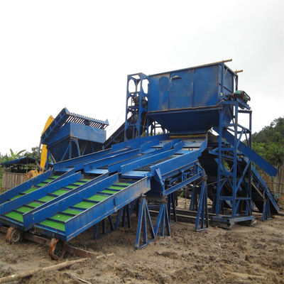 120kw-2000kw Potência total do gerador LM-8 Trommel Land Máquina de mineração de ouro e diamantes