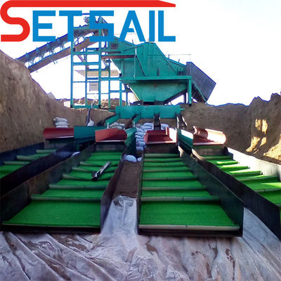 Terreno de pagamento inicial de ouro Diamond Mining Consultoria com equipamento de areia de lavagem 380V