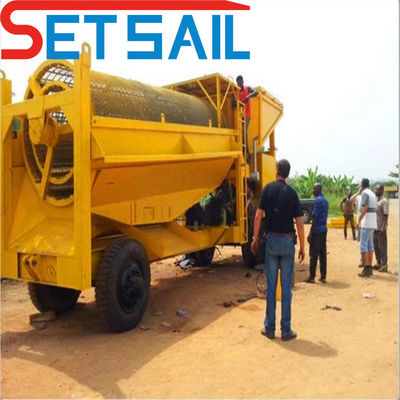 Terreno de pagamento inicial de ouro Diamond Mining Consultoria com equipamento de areia de lavagem 380V