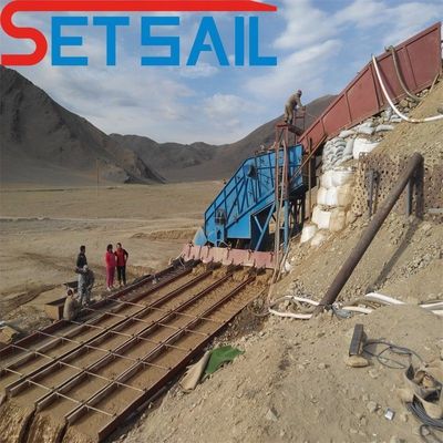 Terreno de pagamento inicial de ouro Diamond Mining Consultoria com equipamento de areia de lavagem 380V