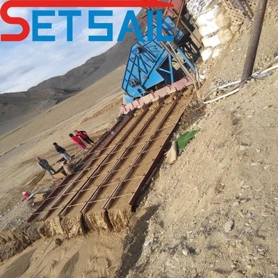 10-100kw máquina de alimentação para mineração 2 metros construído chute terra ouro e equipamentos de diamantes
