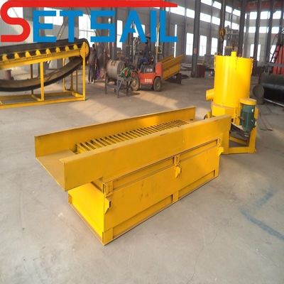 10-100kw máquina de alimentação para mineração 2 metros construído chute terra ouro e equipamentos de diamantes