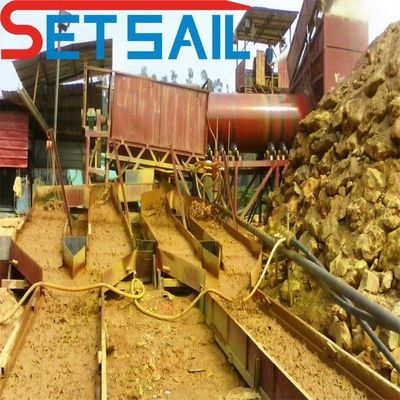 Equipamento de mineração de ouro com cabeça de 8-15 metros e capacidade de balde de 0,07 m3