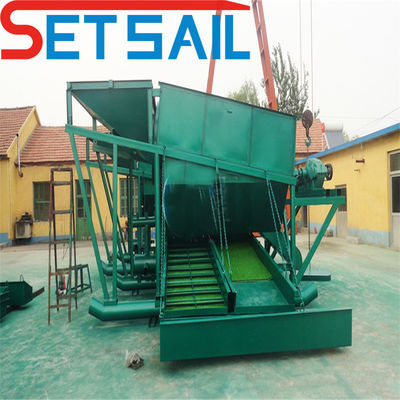 Equipamento de mineração terrestre com máquinas de jigging e fluxo de água de 200 m3/h