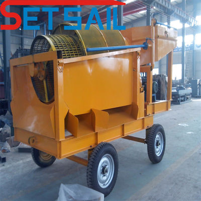 Motor a diesel LM-21 Equipamento de mineração de ouro e diamantes personalizado com chuveiro de agitação