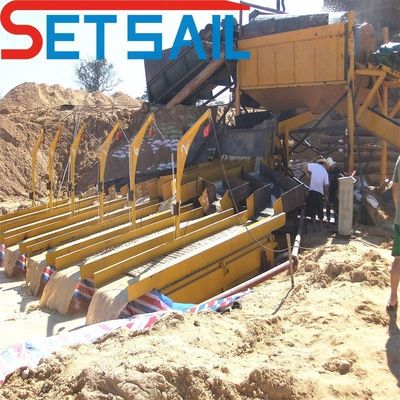 Motor a diesel LM-21 Equipamento de mineração de ouro e diamantes personalizado com chuveiro de agitação